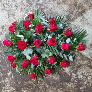 Touffe rozen bloemstuk